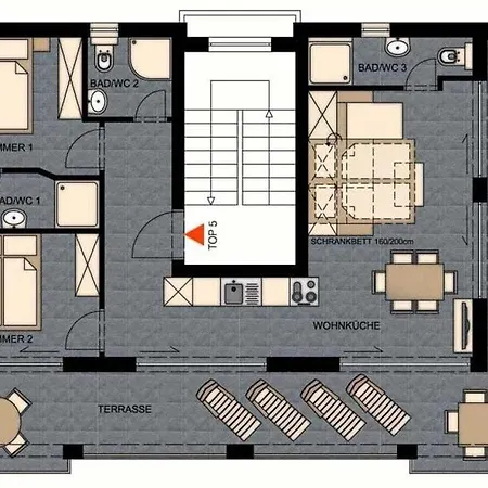 Penthouse Comfortable Holiday Nyaraló Zára